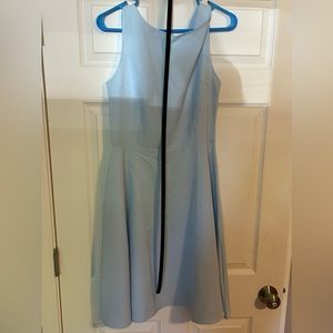 Light blue dress with black belt (Medium)